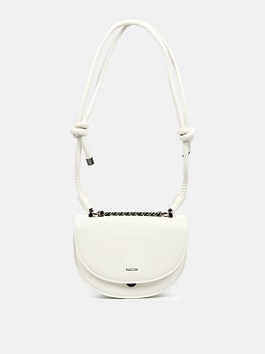 18369/30 Сумка женская,иск.кожа BAGGINI 21*15*7,белая