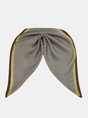 170312P-17510-02-коричнев Палантин женский Ralf Ringer 100%полиэстер,70*70,коричн