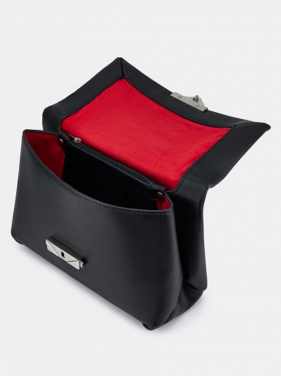 Сумка женская, черная, 22х15х10