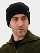 WMT-220-47-PAP-01_Н Шапка мужская 70%шерсть,30% акрил,б/разм,черная