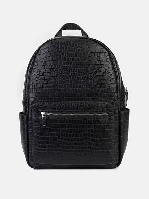 81-207-31-4 Рюкзак мужской Portofiano экок ожа 26*12*36 черный