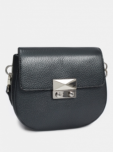 АУГС200000 Сумка женская нат.кожа 190*130*60 черная