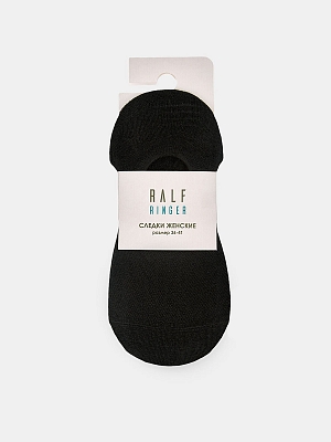 АУОН070100 Следки женские с силиконом ,р.36-41,черные