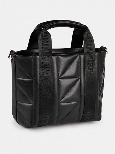 АУГС340200 Сумка женская Ralf Ringer,иску сств.кожа,300х130х220,черная