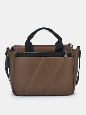 АУГС329100 Сумка женская экокожа 100% ,330*130*230,бежевая