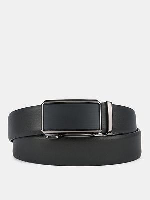 152313P-22425-01 Ремень мужской Ralf Ringer,нат ур.кожа,130х3,4см,черный