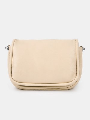 Сумка женская, молочная, 22x7x15