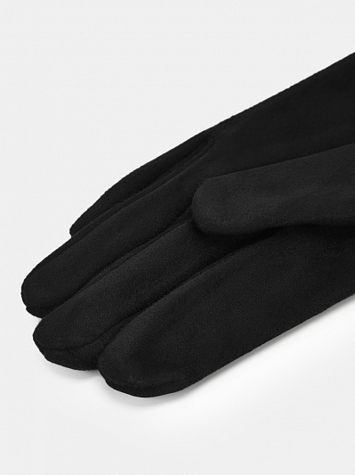 АУГП111700_Н Перчатки женские Ralf Ringer, 100%полиэстер,1 размер,черн