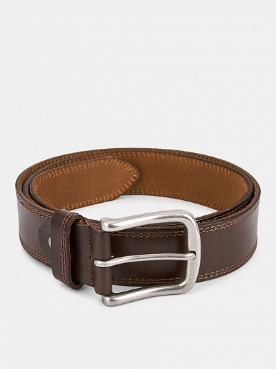 MLBP4001-02 Ремень мужской Ralf Ringer,нат ур.кожа,3,9*110-130см,темн-кор