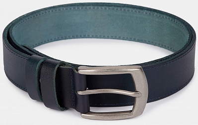 151423P-20353-92 Ремень мужской натур.кожа 1300x40x2,темно-синий