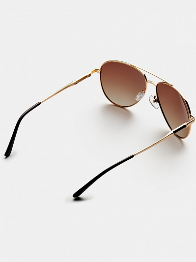 6221_57_14-135_C4 Солнцезащитные очки мужские, Ralf Ringer,б/разм,золотые