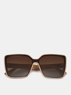 RF-230006-22 Солнцезащитные очки женские,пл астик/полимер,б/разм,сер-корич