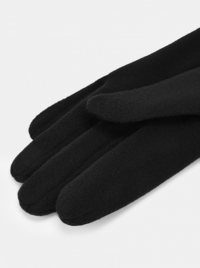 АУГП112600_Н Перчатки женские Ralf Ringer, 100%полиэстер,один размер,черн