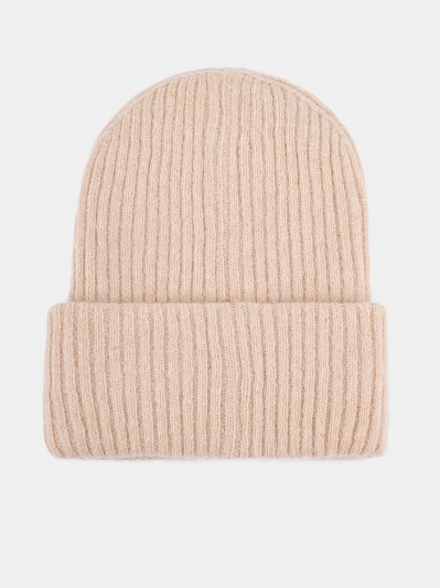 110323P-18470-12_Н Шапка женская,50%акрил,30%виск оза,20%ангора,бежевая