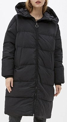 B001876-M-Черный Пуховик женский, р.M (46),черный