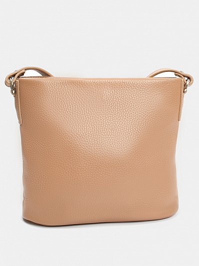 АУГС244500 Сумка женская  нат.кожа  240х210х105 бежевая