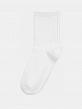 АУОН064900_Н Носки женские 56%хл.40%п/а,4% эл.р.23-25 белые