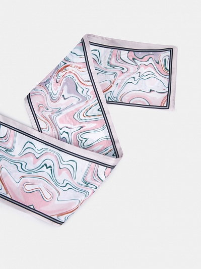 170313P-24172-22 Шарф женский Ralf Ringer 100%полиэстер,9х100,сиреневый