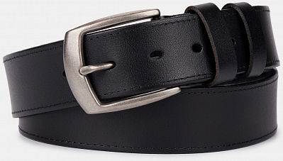 151423P-20353-01 Ремень мужской натур.кожа 1300x40x2,черный