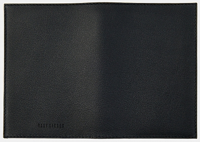 O.1.sd.LG.черный-RR Обложка д/паспорта натур.кожа 95*137*2 черная