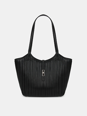 Сумка женская, черная, 12,5*27*25