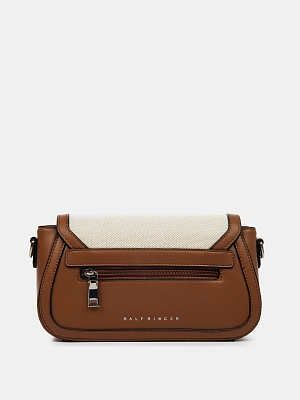 337100/05-02RF Сумка женская,хлопок/иск.кожа ,240*70*140, бежевая