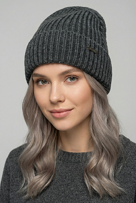 АУГЧ093300_Н Шапка женская Ralf Ringer 50%шерсть,50%акрил,серая