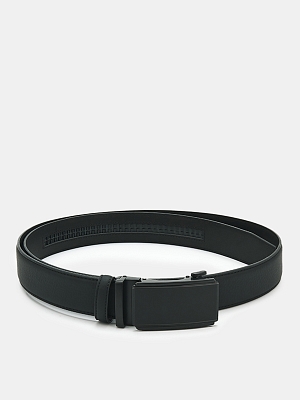 АУГР094200 Ремень мужской Ralf Ringer,нат ур.кожа,130х3,4,черный