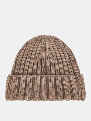 АУГЧ096400_Н Шапка мужская Ralf Ringer,50% шерсть,50%акрил,бежевая