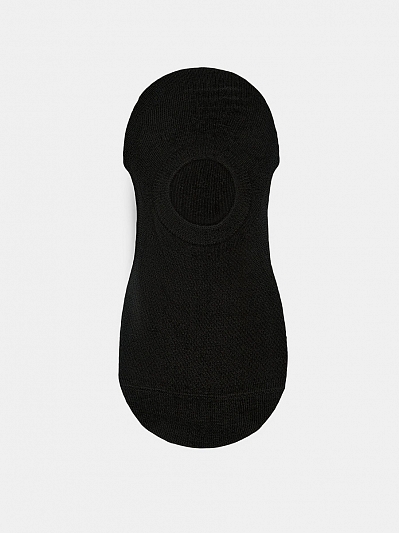 АУОН070100 Следки женские с силиконом ,р.36-41,черные