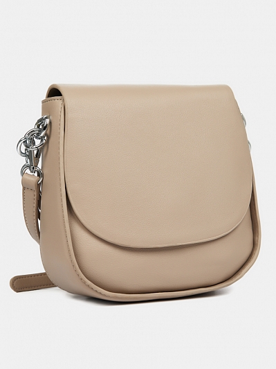 27338/33 Сумка женская,иск.кожа,BAGGINI 20*19*6 тауп