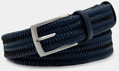 MAKAROV06-P-04 Ремень мужской Ralf Ringer,нат тур.кожа ,3,4*110-130,т.синий