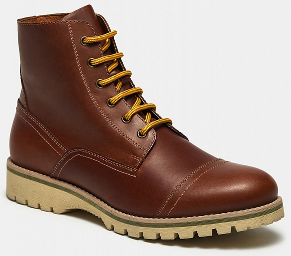 Ботинки мужские DEAN (цвет коричневый, натуральная кожа) — купить по цене  12990 р. в интернет-магазине RALF RINGER | Стильная мужская обувь в Москве