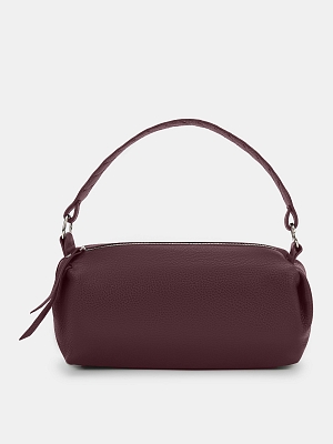 АУГС339900 Сумка женская натуральная кожа ,300х120х140,бордовая
