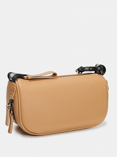 Сумка женская, бежевая, 25х16х10 