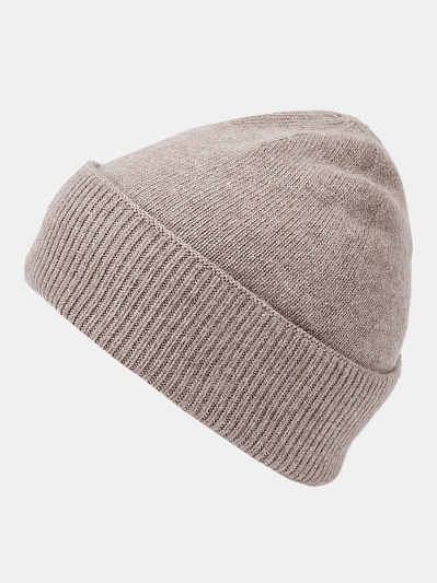 Шапка женская, коричневая
