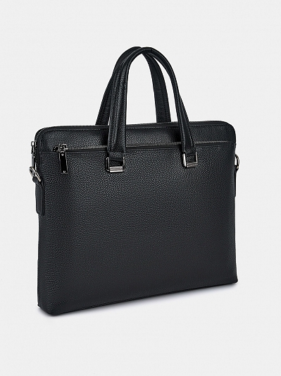 RR-112-604-11-4 Сумка мужская натуральная кожа 360x50x300,черная