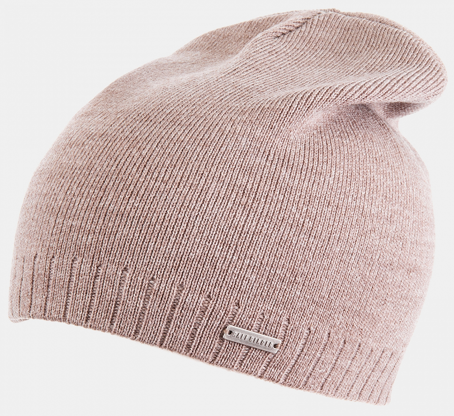 WMT-220-49-PAP-02_Н Шапка мужская,70%шерсть,30% акрил,светл-коричневая