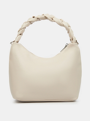 110-163-30 Сумка женская,экокожа 100% , 24*10*19,5 молочная