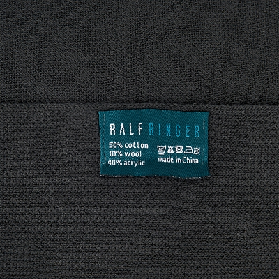 BARCLAY03-P-08 Шарф мужской 50%хлопок 40%акри л10% шерсть 30*180 серый
