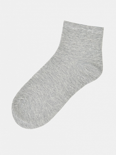 АУОН059500 Носки жен.хлопк.сет 3пар р23с дыш.сетк.на стоп10смбел/мят/се