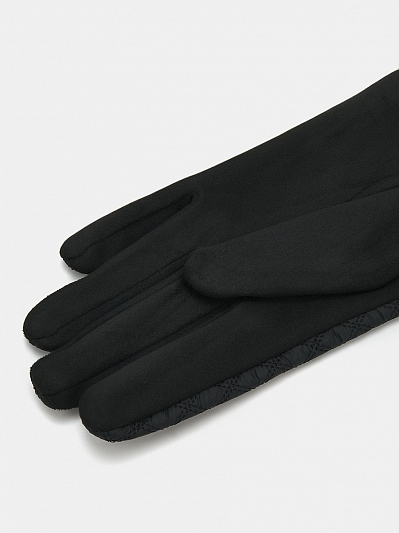 АУГП109200_Н Перчатки женские Ralf Ringer, 100%полиэстер,один размер,чер