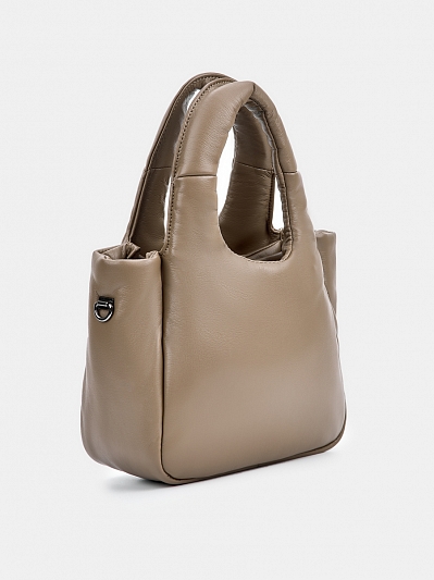 Сумка женская, бежевая, 18*8*16