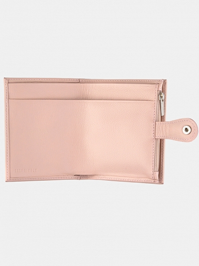PJ.256.sz.LD.розовый-RR Портмоне жен.натуральн.кожа 110x130x12,розовое