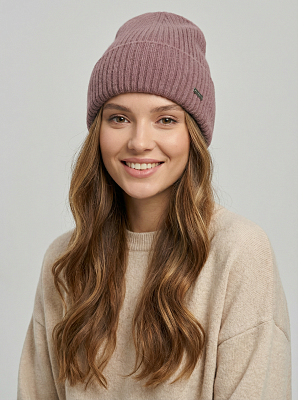110323P-18470-22_Н Шапка женская,50%акрил,30%виск оза,20%ангора,лиловая