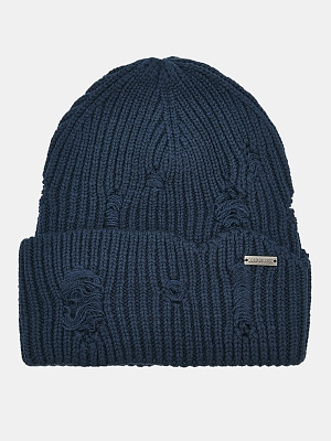 АУГЧ092600_Н Шапка женская Ralf Ringer 50% шерсть,50%акрил,джинсовая