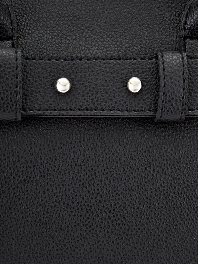 Сумка тоут женская, черная, 36x23x12