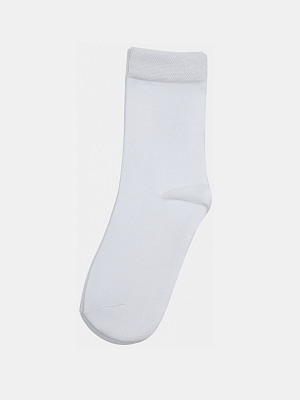АУОН068300_Н Носки детские 80%хлопок,15%ПА, 5%эластан,р.22-24,белые