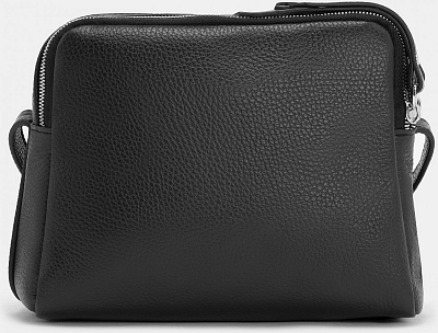 АУГС259100 Сумка женская натур. кожа 230*190*90 черная