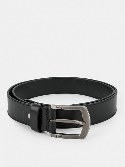 АУГР097900 Ремень мужской Ralf Ringer,нат ур.кожа,130x4,черный